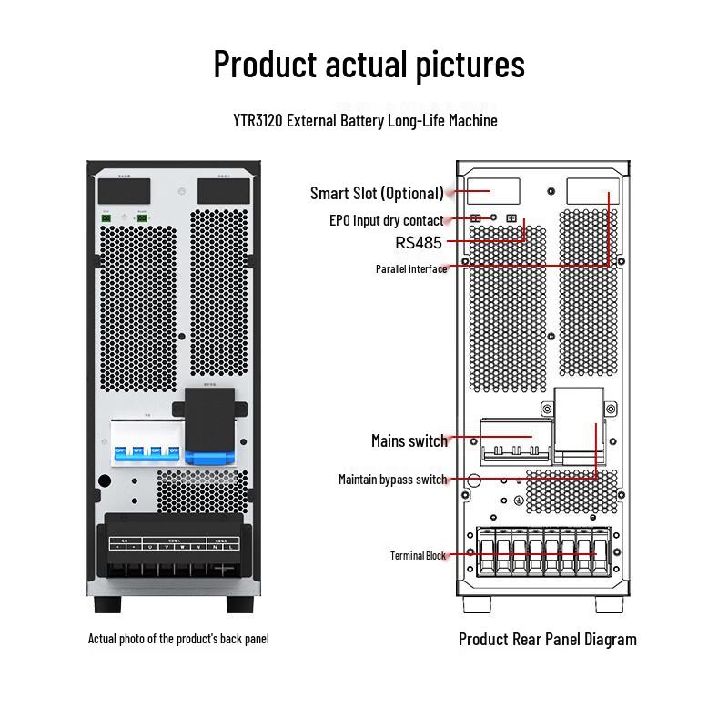 Kehua Tech YTR3120 20kVA/16000W Online UPS CN plug (adapter included)