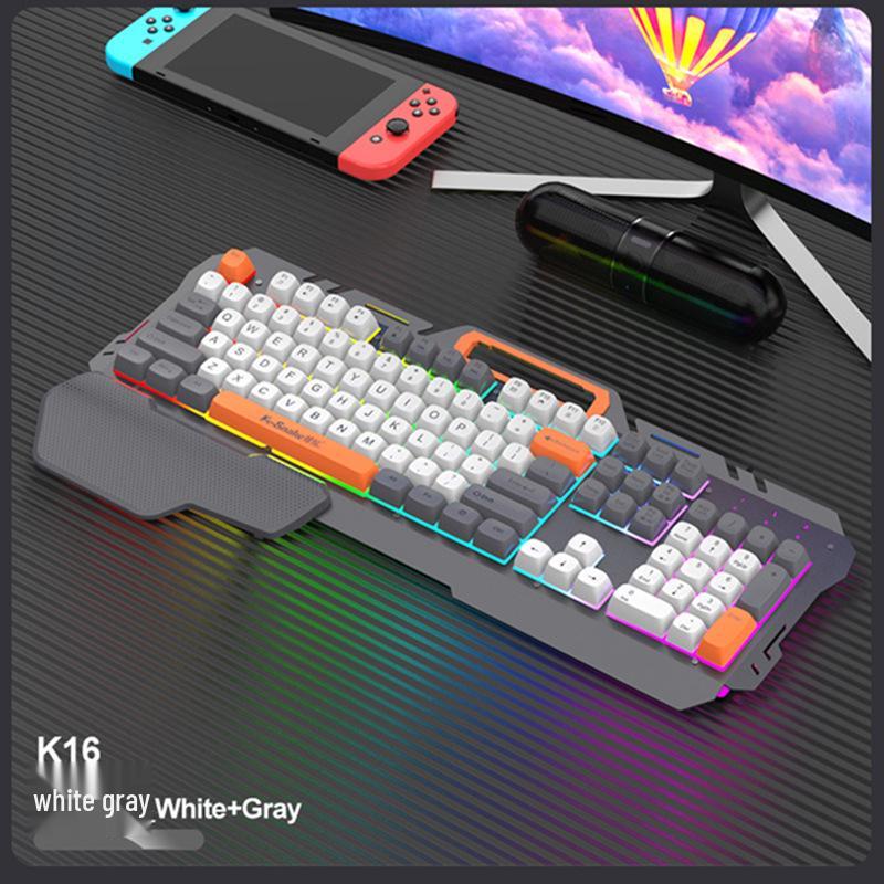 Игровой комплект Viper KM160: проводная USB-клавиатура и мышь с двухцветными клавишами для настольного компьютера/ноутбука.