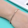 Simple Fashion Temperament Inlaid Zirconium Titanium Steel All-Match Bracelet