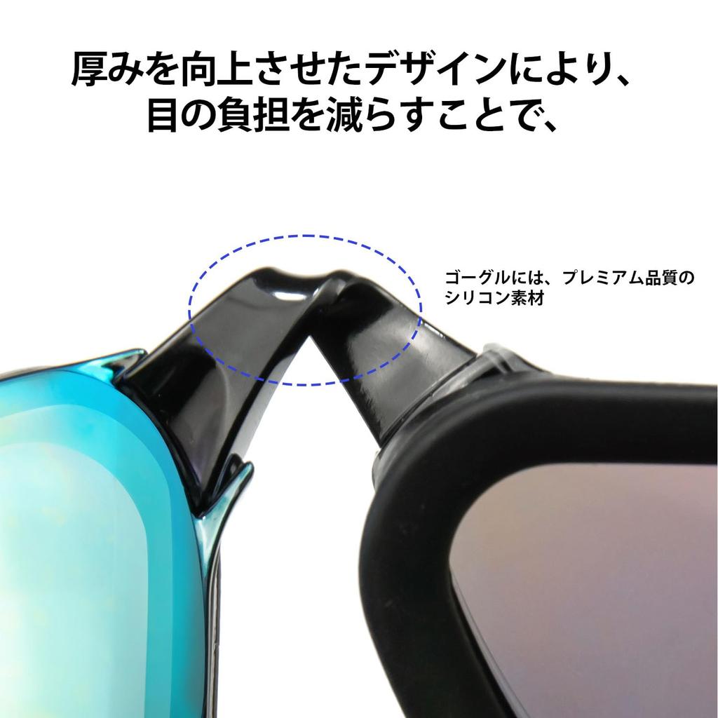 Being Professional Swimming Goggles with UV Protection and Watertight Protection for Men and Soft Silicone Nose Wide Field of Underwater Goggles