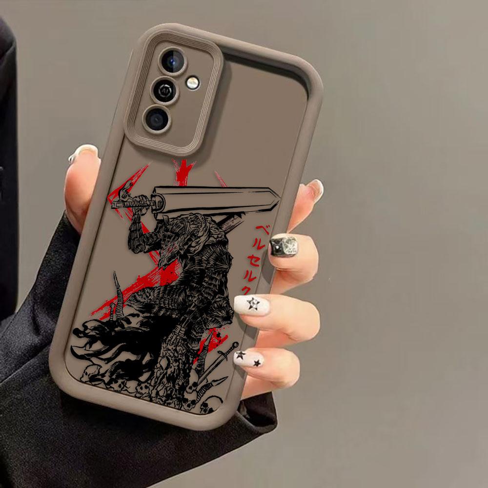 Чехол для телефона Berserk Guts Warrior для Samsung Galaxy S26 S25 S24 S23 S22 S21 FE S20 ULTRA PLUS ТПУ Чехол Funda Shell Capa Cover