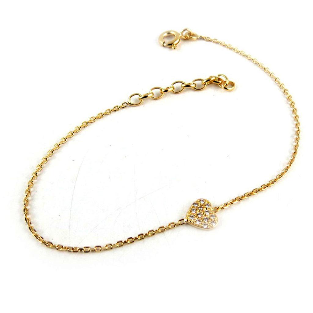 Altesse [L0094] - Gold Plated Bracelet 'Love'