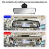 Rear View Mirror Suction Cup Rearview Mirror Wide Angle Rear View Mirror for Cars Vehicles SUVs
