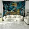 Jacksonville Jaguars Wall Tapestry Aesthetic Wall Hanging Printed Fabric Blanket Decorative Tapestries for Bedroom Living Room Home Decor