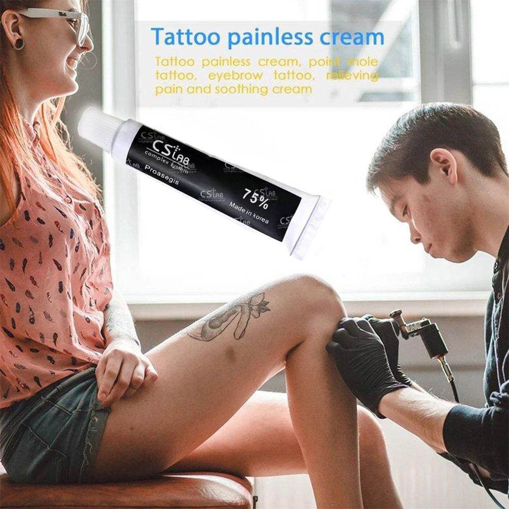 10 г анестетик для татуировки, быстрое онемение кожи, CS75%, черный крем, полупостоянный