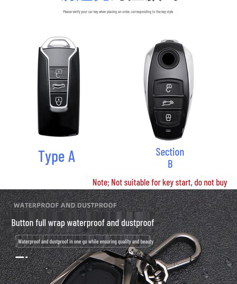 Touareg Car Key Case for Volkswagen 32 Models (2015-2021)