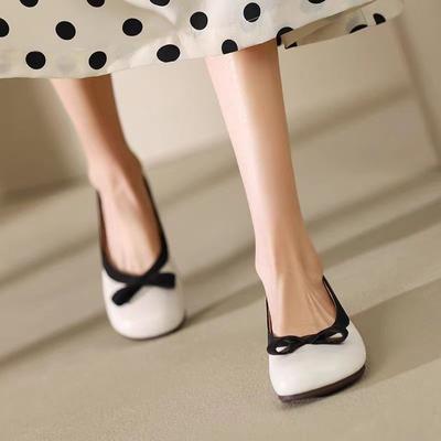 Модные туфли Marie Janes с бантом на плоской подошве, женские босоножки на плоской подошве, летние новые модные удобные прогулочные туфли, элегантные вечерние туфли 2024 года, Zapatos