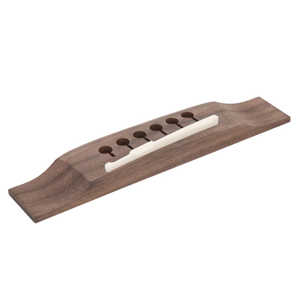 Палисандровый костяной порожек седло 6 шт. штифт для струн аксессуары для акустической гитары(Цвет палисандрового дерева )