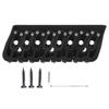 8 String Saddle Bridge String Thru Body Hardtail Bridge Replacement for Electric Guitar 10.8mm Spacing