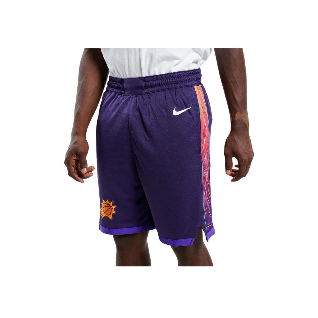 Nike Шорты NBA Phoenix Suns Swingman City Edition Dri-Fit фиолетовые унисекс уличная одежда DX8716-535
