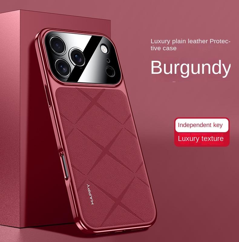 Для Apple iPhone 17 17 Pro 17 ProMax 17 Air Чехол для телефона из веганской кожи со встроенной защитой линз, устойчивый к царапинам и отпечаткам пальцев