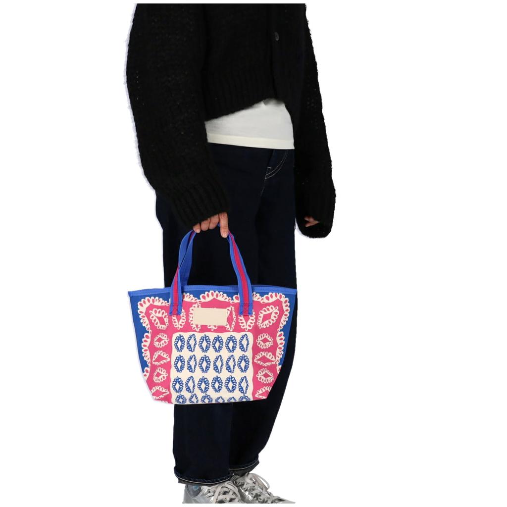 Сумка-тоут Tsumori Chisato Diamond Flower S Синяя
