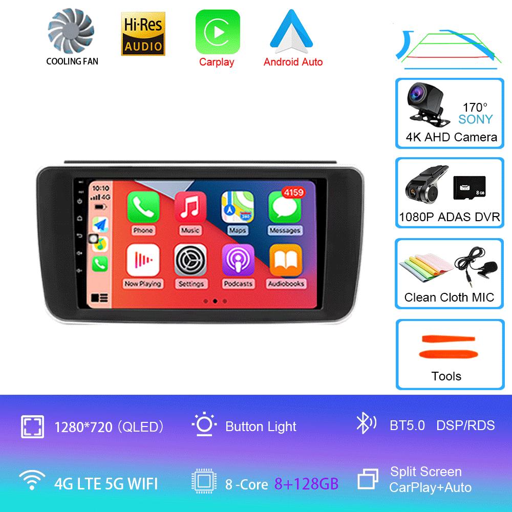 Android 14 для Nissan Leaf ZE1 2017 - 2024 Octa-Core HU 4G автомобильное радио мультимедиа видеоплеер навигация GPS 360 камера Wifi