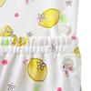 Miki House Short Sleeve Rabbit and Lemon Made in for Baby and Size Pajamas, Design, Japan, Girls, Kids, 120cm, White, 12-7304-683