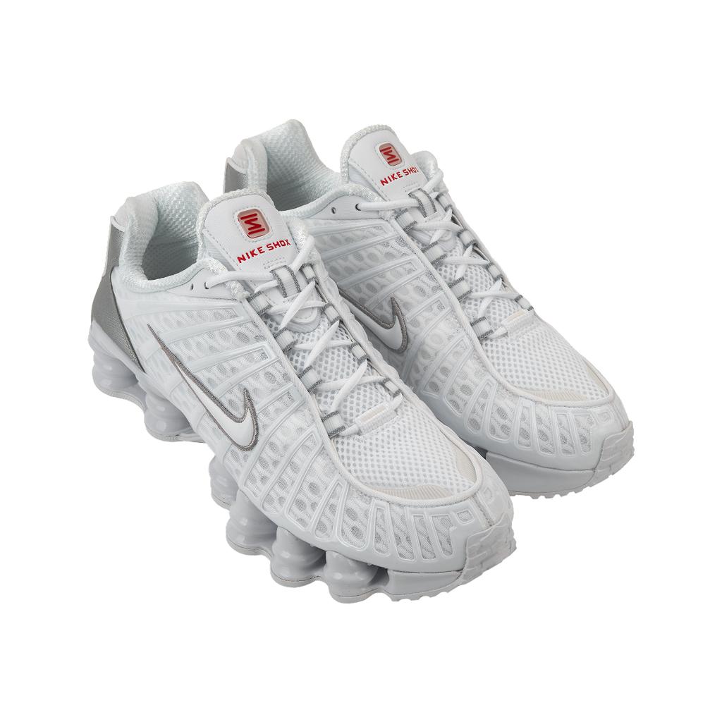 Nike Кроссовки Shox TL Металлик Серебристый Унисекс Белый Белый-Металлик-Серебристый AV3595-100