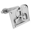 Stainless Steel Flush Mount Floor Lock Hatch Latch Hardware Accessory for Marine Boat