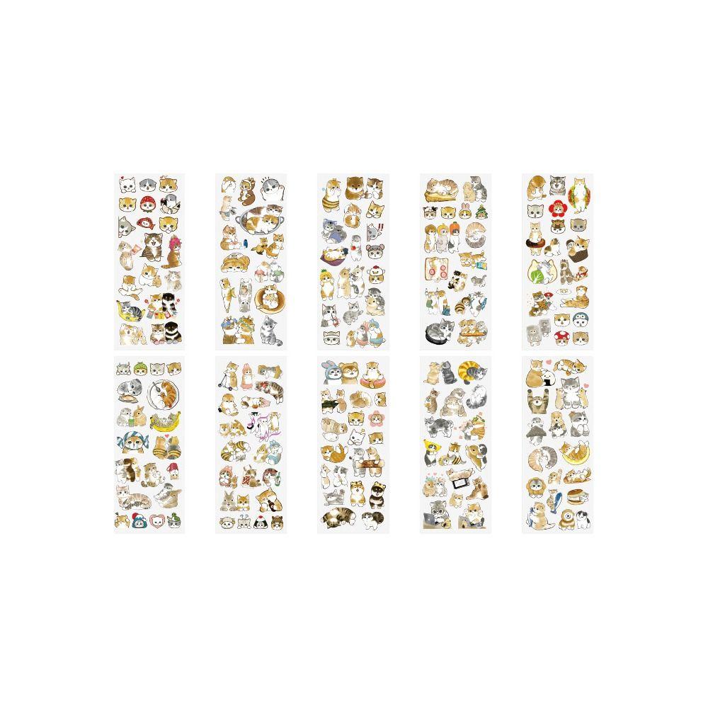 20pcs DIY PVC Sticker Cartoon Patterns Water Bottle Decor Cute Notebook Decoration  Children