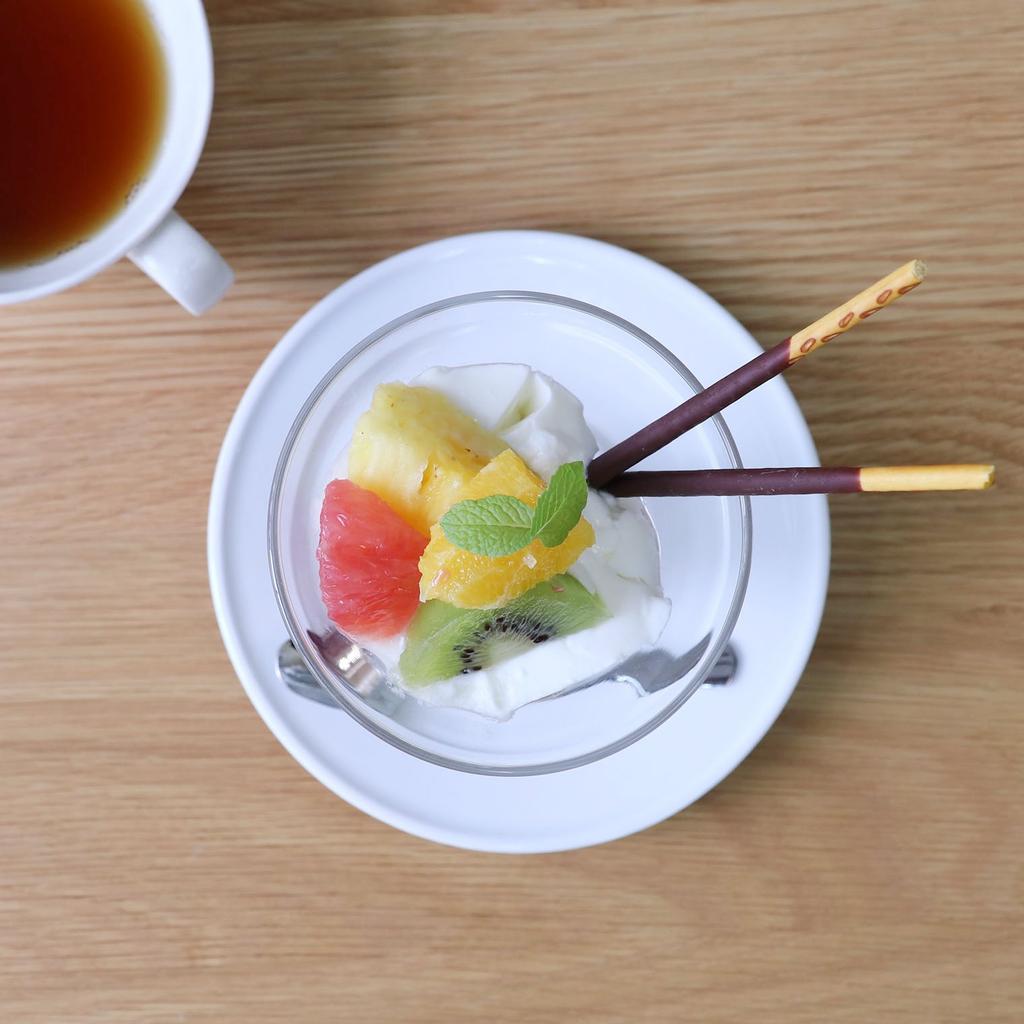 ADERIA Pose Parfait Glass Clear 230ml Set of 6 Made in Japan Dessert Sundait Container Cup Glass Stylish Ice Cream with Foots Coffee Shop Tableware