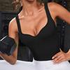 Женский спортивный жилет с низким вырезом, топ для фитнеса, безрукавный костюм для йоги, топ безрукавный костюм для йоги
