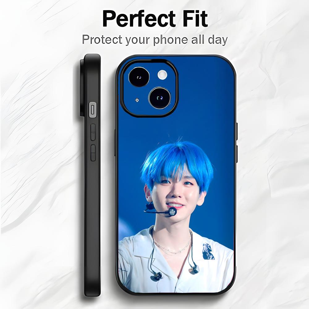 Корейский Красивый Певец B-Byun B-Baekhyun Чехол для Телефона Чехол для Телефона Мягкая Упаковка Легкий Для iPhone17 16 15 14 13ProMax