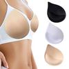 Women's Bra Pad Inserts Removable Tear Drop Shape Bra Cup Inserts Push Up Breast Enhancer for Swimsuits Yoga Sports Bras