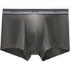 Удобные дышащие повседневные трусы-боксеры мужские нижнее белье темно-серые 192428977-2