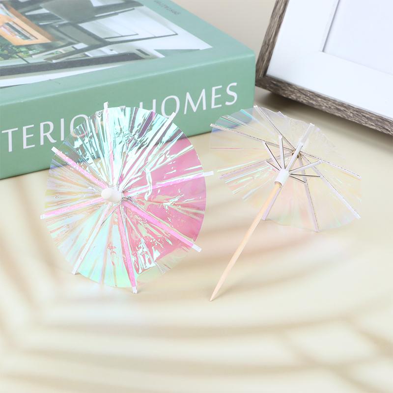 10 шт. зубочисток, зонтики для коктейлей, палочки для напитков, палочки для декора вечеринок