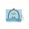 Sunart Sumikko Gurashi Clasp Mini Wallet Lizard 132290 Face Pattern Patch Series Clasp Coin Purse Blue