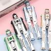 0.5mm Gel Pen Foldable Detachable Deformable Robot Shape Writing Ballpoint Pen for Boys