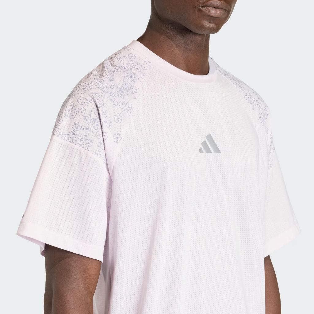 adidas Мужская футболка для бега Fast Почти розовый KE4396