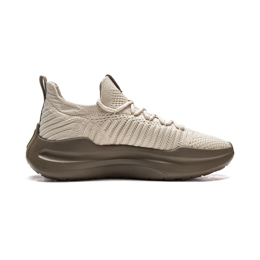 Li Ning Cloud Wave Knit Амортизация Нескользящие Износостойкие Легкие Упругие Низкие Повседневная Обувь Женская AGLV234-1