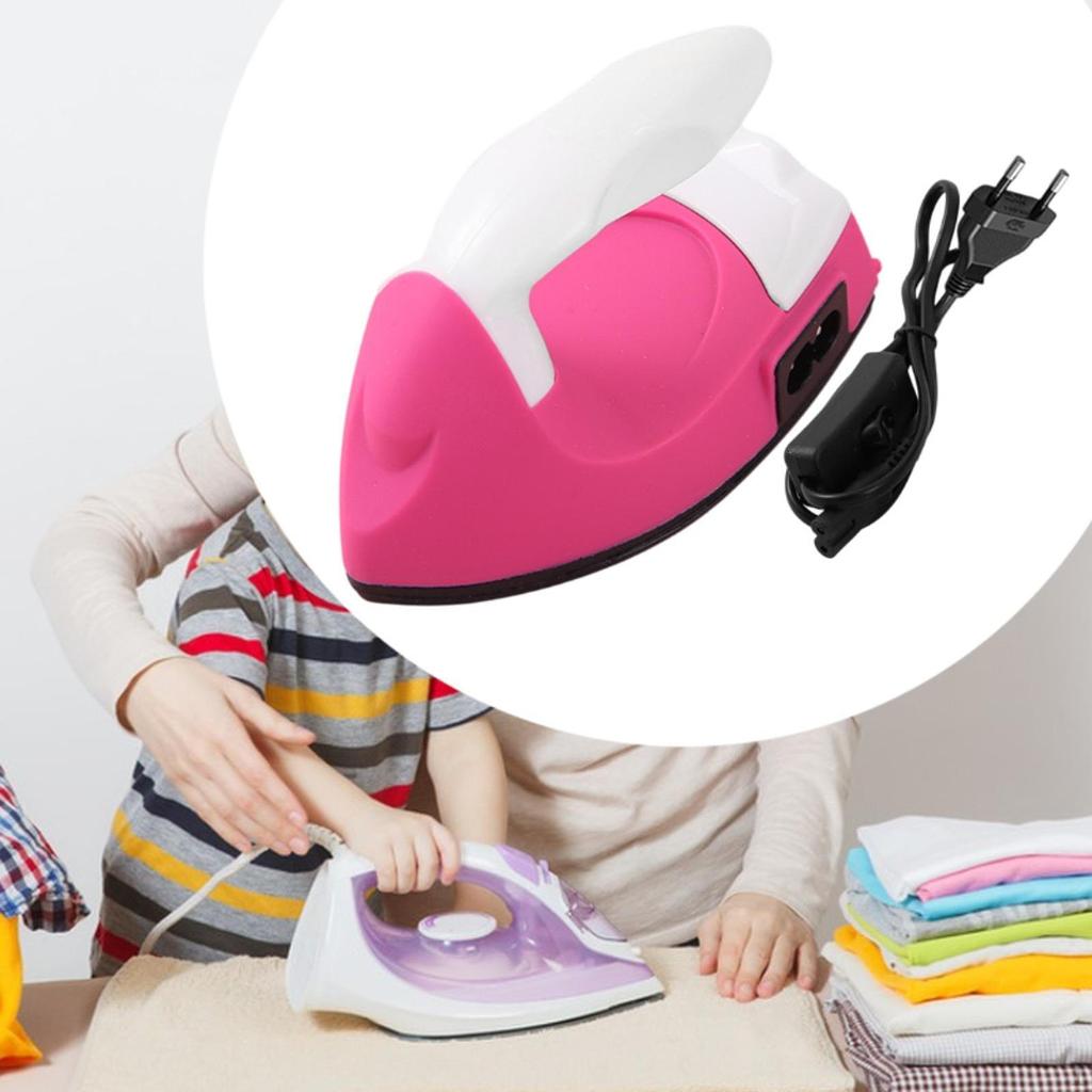 Мини-утюг для рукоделия, стандарт ЕС, детские проекты ручной работы, поделки своими руками, белый