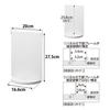 Yamazaki Tablet Stand Steel Panel Rotating White Tower 10926