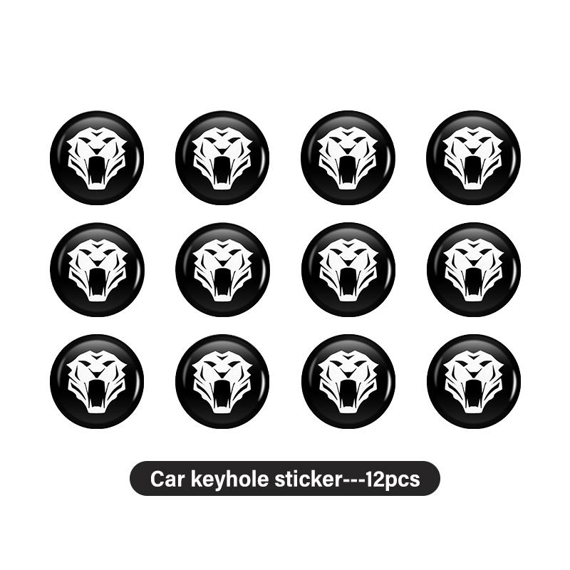 YNAZ6 8/12/20PCS Car Remote Control Key Badge Emblem Stickers Decorat Accessories For KIA Rio K5 K2 K3 Sportage Ceed Sorento Picanto