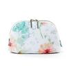 Round Pouch Pastel Floral Botanical Print with Cosmos Stylish and Cute Makeup W1002000 (Small) Design, Pouch,