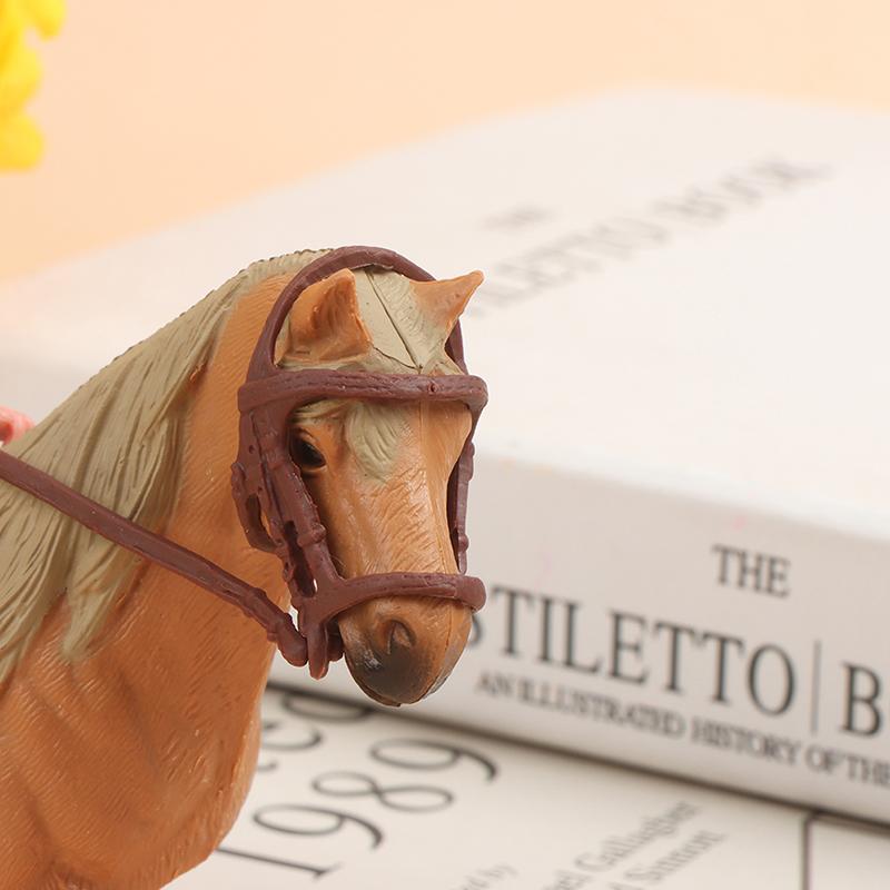 Simulation Mini Animals Horse Racing Models Action Figures Model Education Toys
