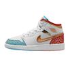 Детские кроссовки Air 1 Mid GS NC to Chi Белый металлик-золотой университетский красный FB2212-100