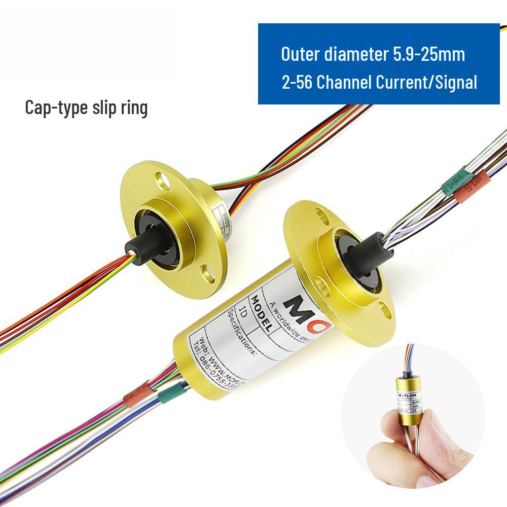Miniature Slip Ring: 360° Rotating Conductive Connector