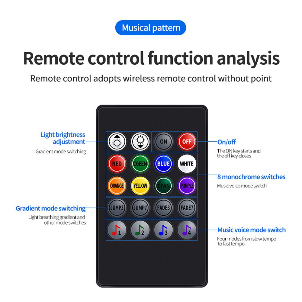 Декоративные лампы для салона автомобиля Полоски Атмосферные лампы Холодный свет Декоративная панель управления Консоль Авто Светодиодные фонари Освещение для вечеринок