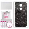 apgo Protective Skin Sticker for the Back Compatible with Huawei Nova Plus, Wrap Film, Foil, Vinyl - Pattern Carbon Black Pixel