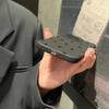 Для iPhone 16 14 15 13 12 11 Pro Max X XR XS 7 8 15 16 Plus SE 2020 Ударопрочный Силиконовый Мягкий Черный Чехол-Накладка с Рисунком Сердца