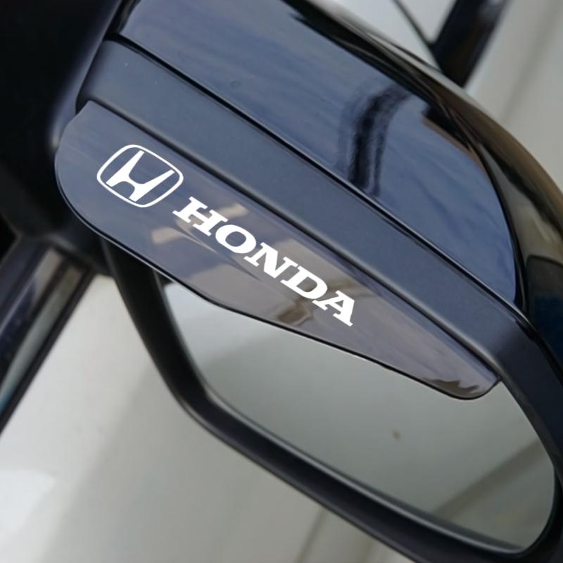 2 шт. Накладки-козырьки от дождя на боковые зеркала заднего вида для Honda Civic Fit Jazz Accord Pilot Passport Stepwgn CRV BRV HRV Vezel