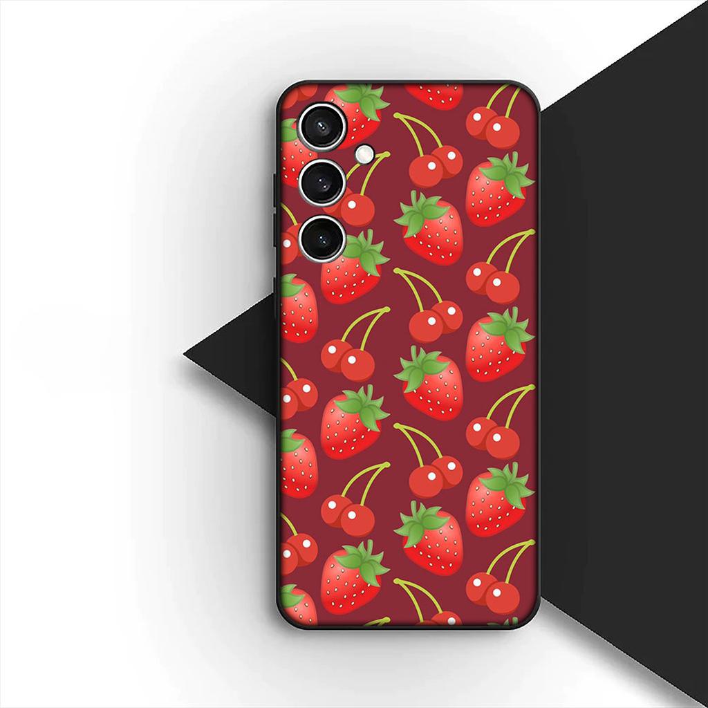 Cover for OPPO A80 A18 A16 A40 A17 A15 A38 A78 A79 A54 A57 A12 A60 4G 5G Phone Case Cherry Fruit Summer Strawberry Cherries