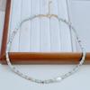 Elegant Freshwater Pearl & Shoushan Stone Beaded Necklace Bracelet Set