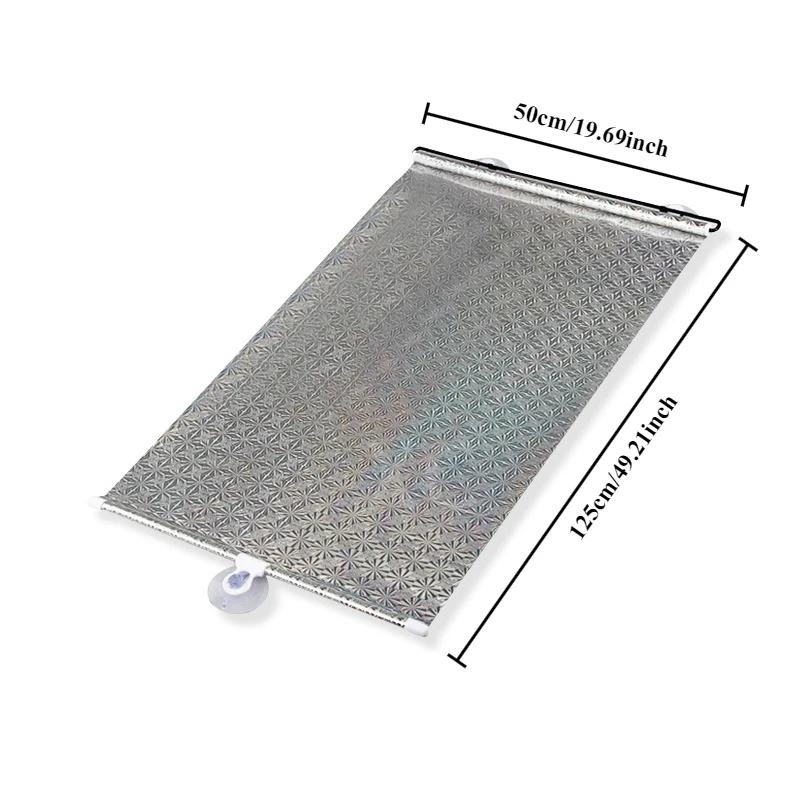 Солнцезащитный козырек на окно, защита от солнца для кухонного балкона, выдвижной без перфорации, штора для офисной веранды, солнцезащитный козырек для автомобиля