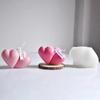Handmade Double Heart Candle Mold Love Soap Resin Gyp Making Set Ice Chocolate Cake Baking Tool Home Decoration Mould Gifts