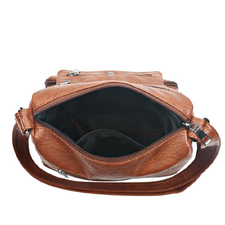 Сумка на плечо с винтажным шармом Практичная и модная сумка для работы или школы