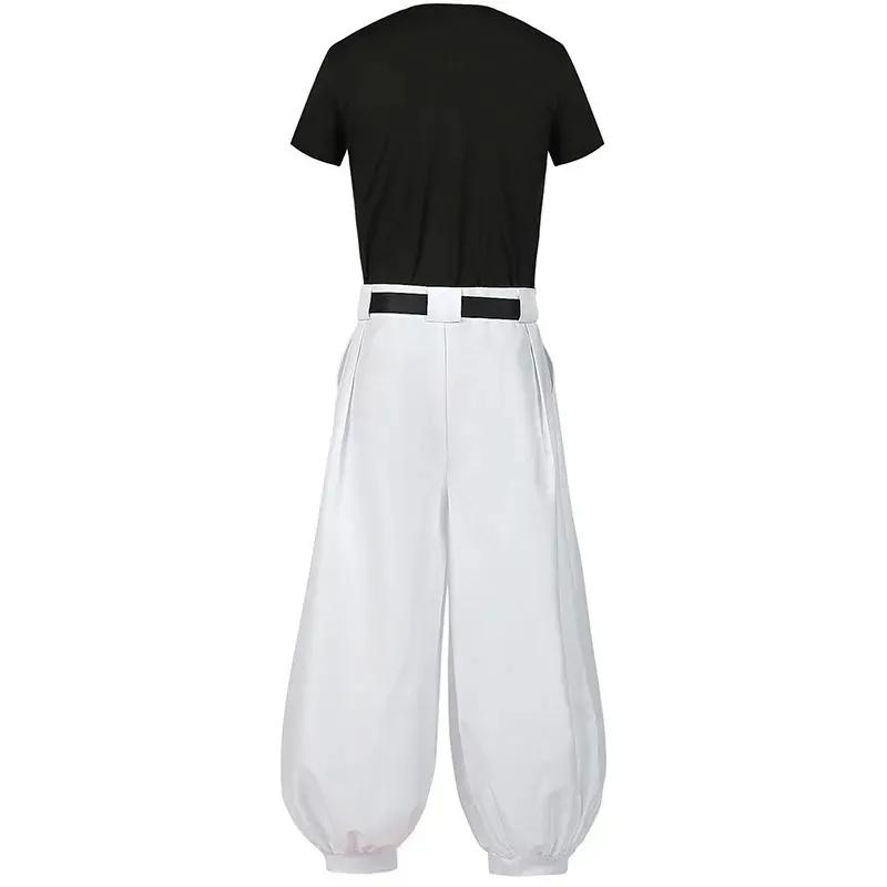 Аниме Дзюдзюцу Кайсен Фусигуро Тодзи Косплей Костюм Для Взрослых Унисекс Топ С Короткими Рукавами Брюки Костюм Хэллоуин Униформа Вечеринка