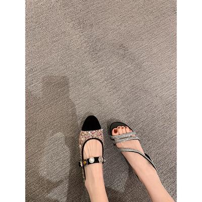 Овчина Принцесса Анна твидовый значок пряжка Мэри Джейн туфли-лодочки женские банкетные свадебные туфли