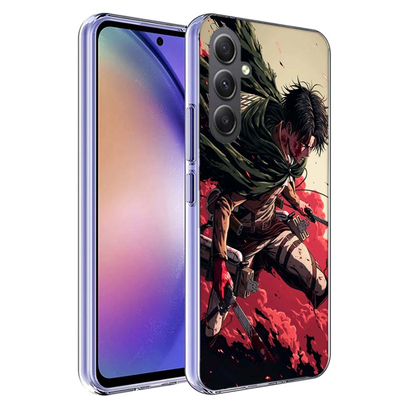 Character LEVI ACKERMAN Phone Case for Samsung A17 A37 A57 A07 A16 A26 A36 A56 A06 A02S A12 A22 A32 A52S A04S A14 A24 A34 A54 A0